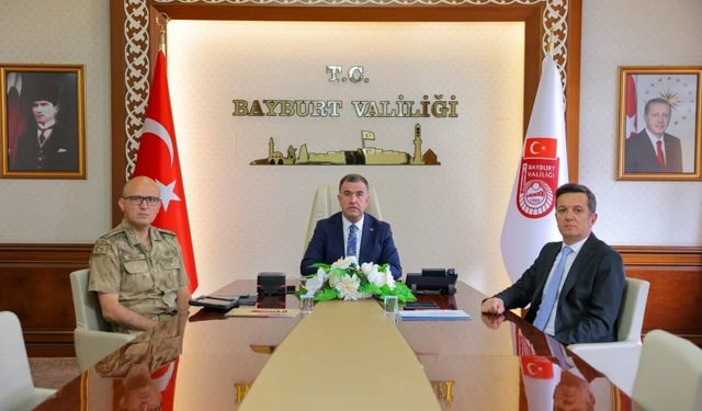 Vali Eldivan Asayiş ve Güvenlik Toplantısı’na katıldı