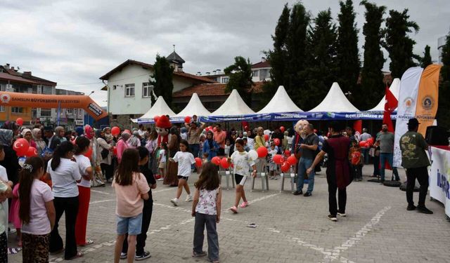 Vezirköprü’de çocuklar şenlikte buluştu