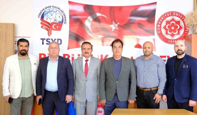 Sivas Cumhuriyet Üniversitesi ve Türkiye Spor Yazarları Derneği işbirliği