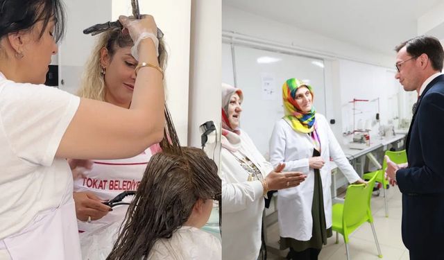 Tokat Belediyesi, 65 Yaş Üstü Kadınlara Kuaför Hizmetini Ücretsiz Sunuyor