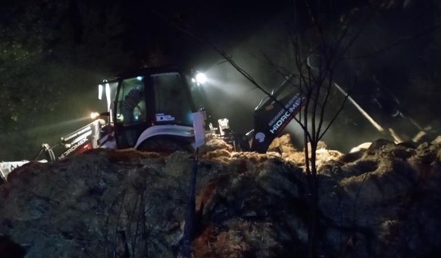 Sulusaray'da yangın