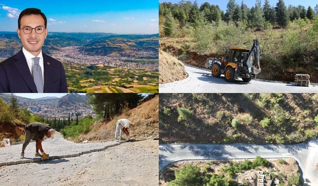 Tokat Ali Mezarlığı’nda Yeni Yol ve Otopark Hizmete Girdi