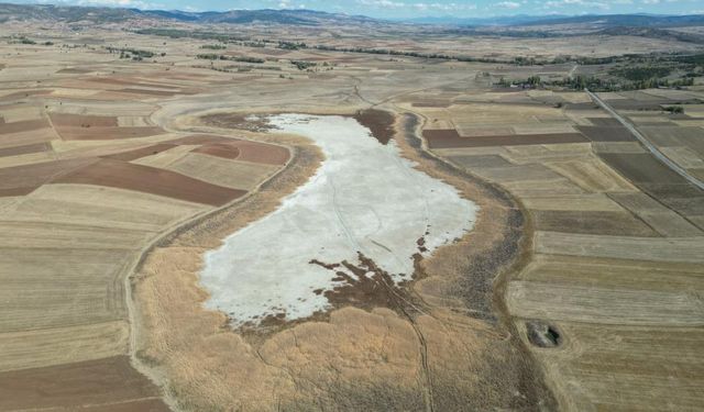 Tokat’taki Uylubağı Göleti Tamamen Kurudu