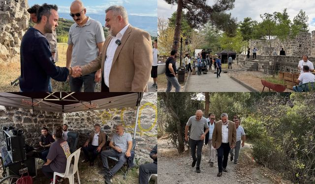 Niksar Belediye Başkanı Semih Tepebaşı, “Onbeşliler” Setini Ziyaret Etti