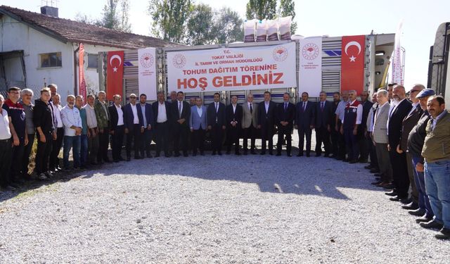 Tokat'ta Dolu Afetinden Etkilenen Çiftçilere Sertifikalı Tohum Desteği