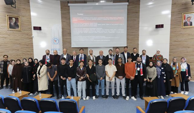 TOGÜ’de “Filistin Mücadelesi ve Hukuk” Konferansı Düzenlendi