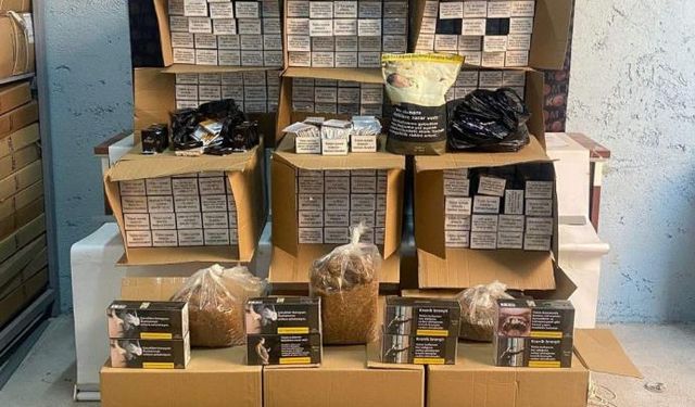 Zile'de kaçak tütün operasyonu