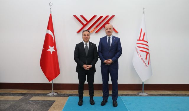 Rektör Prof. Dr. Fatih Yılmaz’dan YÖK Başkanı Prof. Dr. Erol Özvar’a Ziyaret