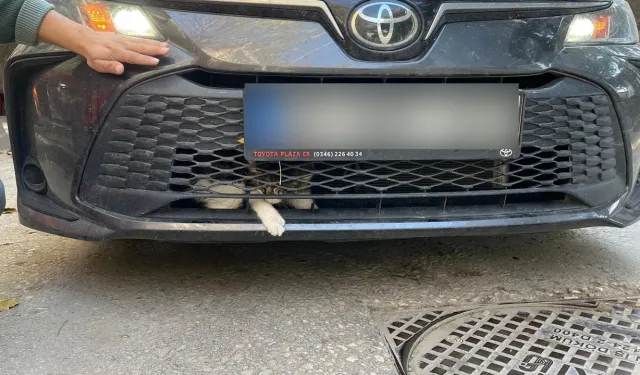 Erbaa’da Kış Soğuğundan Kaçtı, Motorda Mahsur Kaldı