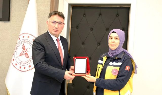 Tokat İl Sağlık Müdürü’nden 112 Personeline tebrik