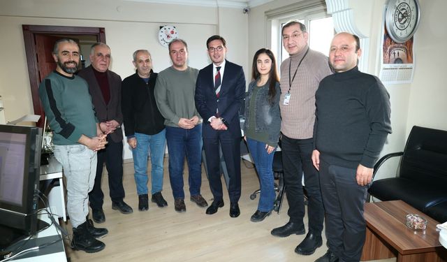 Başkan Yazıcıoğlu’ndan Tokat Hürsöz Yayın Grubumuza 10 Ocak ziyareti