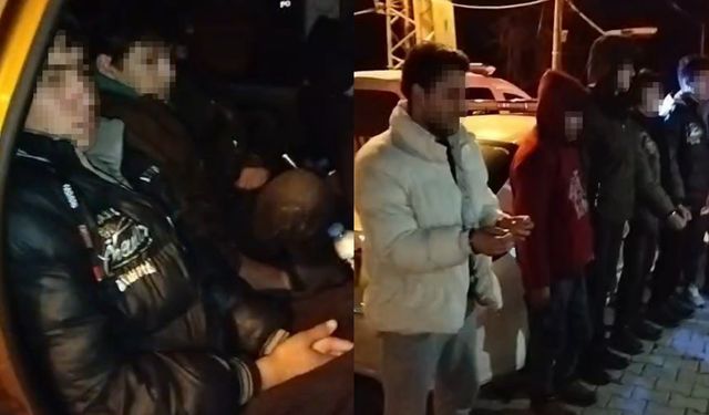 Erbaa'da durdurulan cipte 5 kaçak göçmen yakalandı