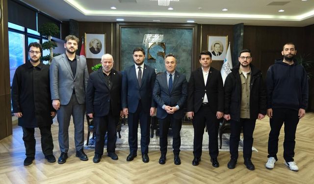 Milli Türk Talebeleri Birliği Heyetinden Rektör Yılmaz’a Ziyaret