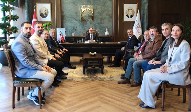 Yeşilay Bilim Kurulu Üyesi Volkan Kara’dan Rektör Prof. Dr. Fatih Yılmaz’a Ziyaret
