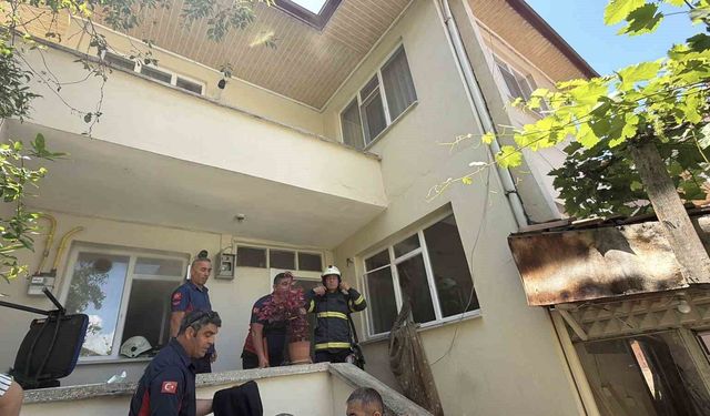 Erbaa'da ev yangınında yaşlı adam hayatını kaybetti