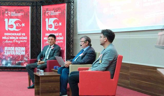 TOGÜ'de demokrasi destanı tanıklıklarla anlatıldı