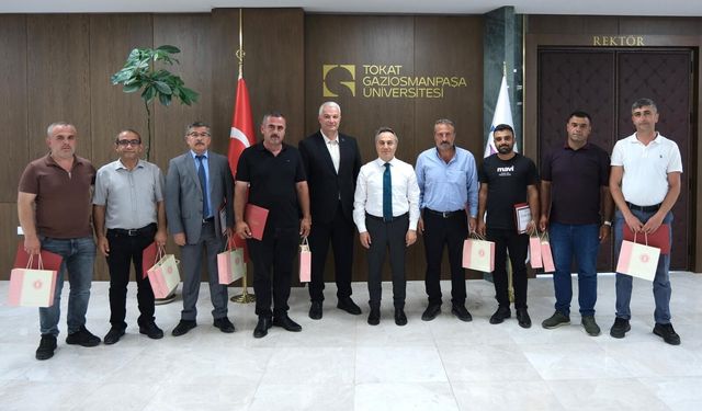 Rektör Yılmaz’dan TOGÜ Çevre ve Kaynak Yönetimine Katkı Sunan Personele Teşekkür
