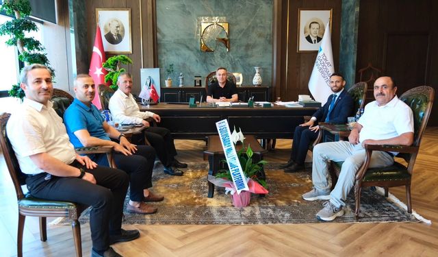 Sulusaray Belediye Başkanı Davut Kılıç’tan Rektör Yılmaz’a Ziyaret