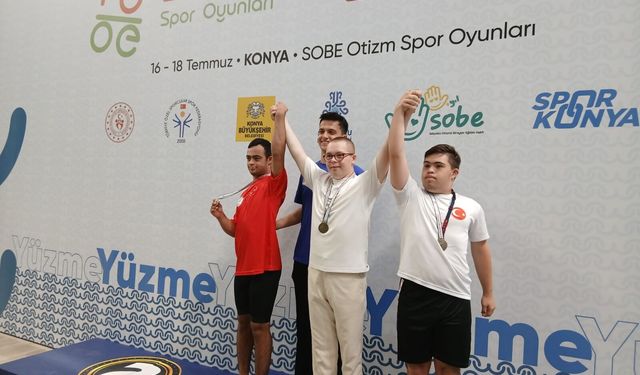 TOGÜ'lü Özel Sporcu Nurullah Sürem Altın Madalyayla Döndü