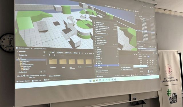 Üreten öğretmenler, Unreal Engine ile Dijital İkiz ve VR içerik geliştirdi