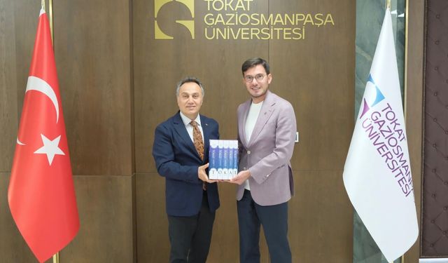 Tokat Belediye Başkanından TOGÜ Rektörü Prof. Dr. Fatih Yılmaz’a Ziyaret