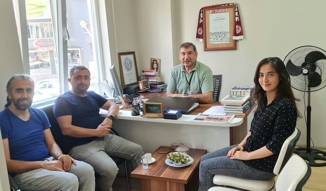 GAZETECİ DURSUN EKREM ER’DEN VEDA ZİYARETLERİ