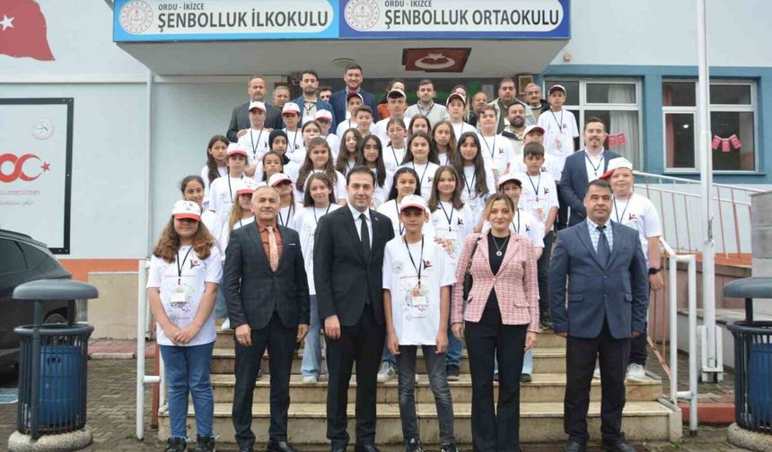 Ordu’da öğrencilerden ’geçmişten geleceğe’ bilim şenliği