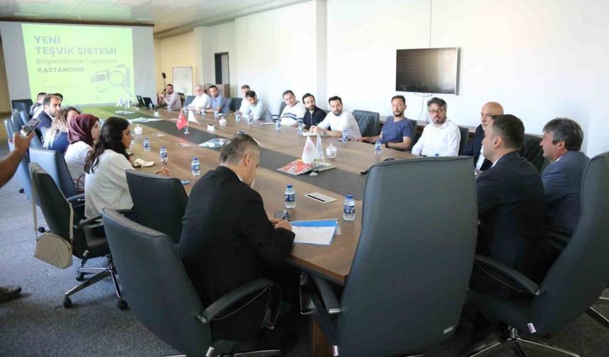 Kastamonu’da yatırımcılara, Yeni Teşvik Sistemi anlatıldı