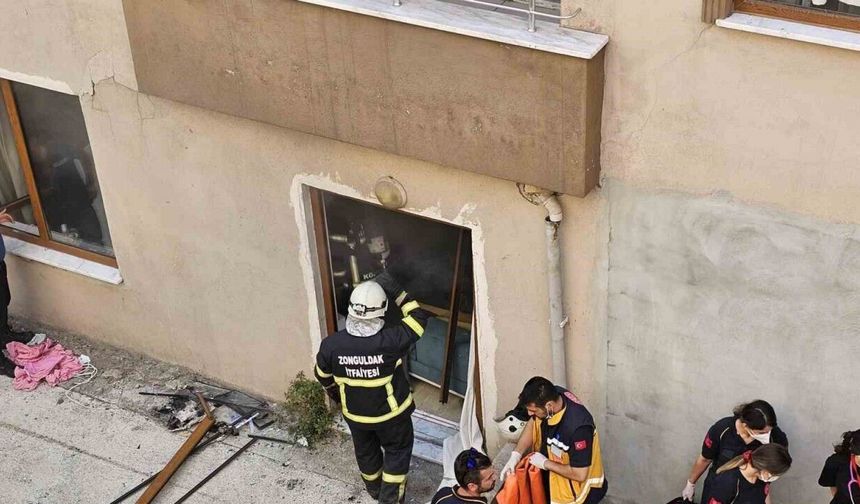 Zonguldak’ta patlama sesi mahalleyi ayağa kaldırdı
