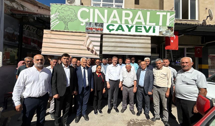 Vekil Mustafa Arslan, Pazar'da Teşkilat ve Esnaf ile Buluştu