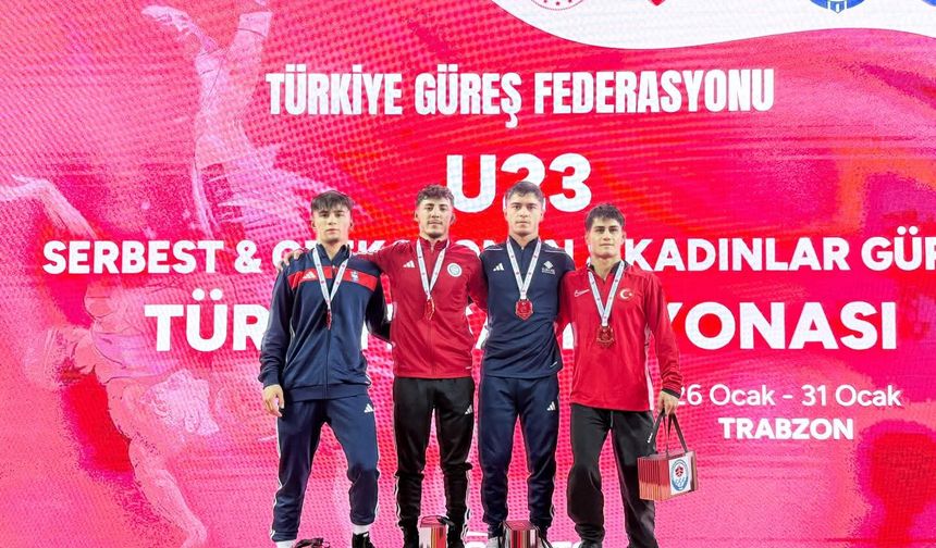 TOGÜ’den U23 Serbest Güreş Türkiye Şampiyonası’nda Büyük Gurur