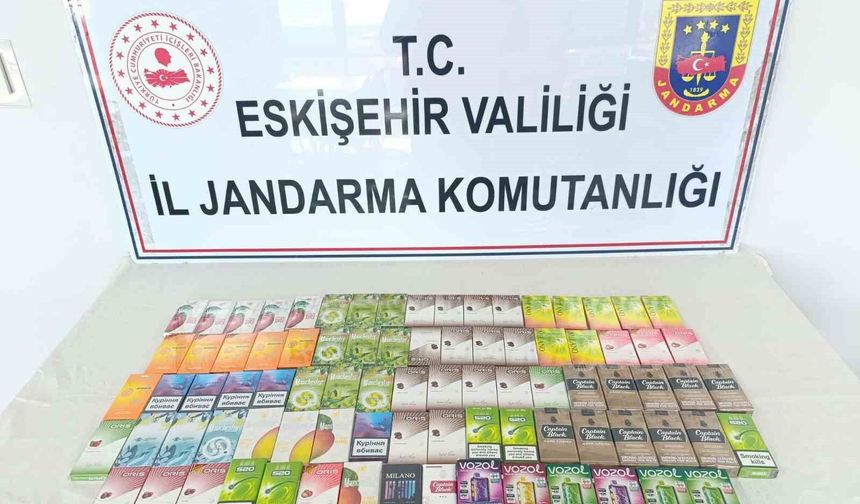 Jandarmadan kaçak sigara operasyonu
