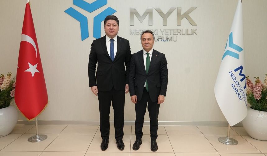 Mesleki Yeterlilik Kurumu ile TOGÜ Arasında İş Birliği Görüşmesi