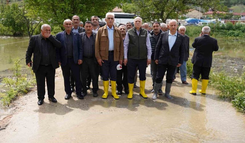 Tokat'ta 59 bin dekarlık tarım alanı sular altında kaldı