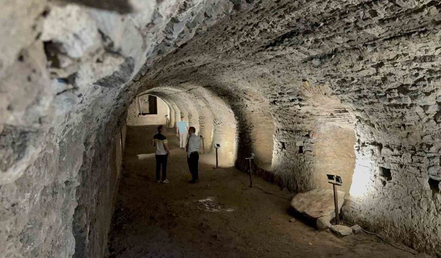 Roma lejyonlarının mühimmatının saklandığı depo tarihe tanıklık ediyor