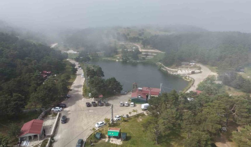 Tokat'ta bin 400 rakımdaki gölet ziyaretçilerini ağırlıyor