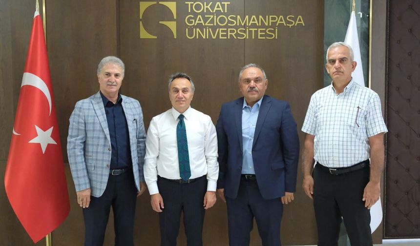 Tokat Esnaf Temsilcilerinden Rektör Yılmaz’a Ziyaret