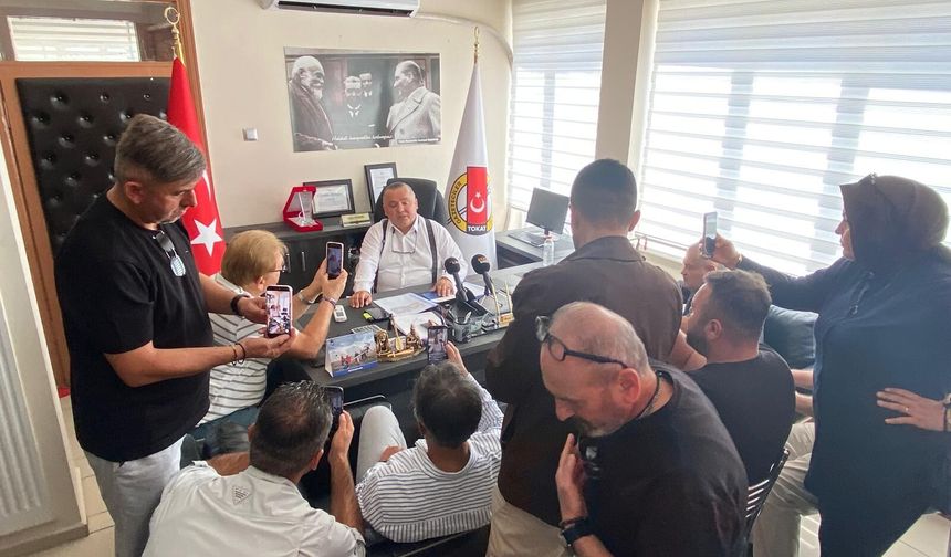 TOKAT GAZETECİLER CEMİYETİ BAŞKANI ÖZDEMİR’DEN BASIN TOPLANTISI