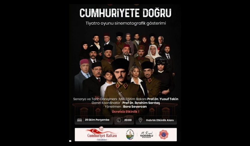 "Cumhuriyete Doğru" Sinematografik Gösterimi Tokatlılarla Buluşuyor