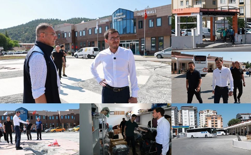 Tokat Otobüs Terminali’nde Yenileme Çalışmaları Sürüyor
