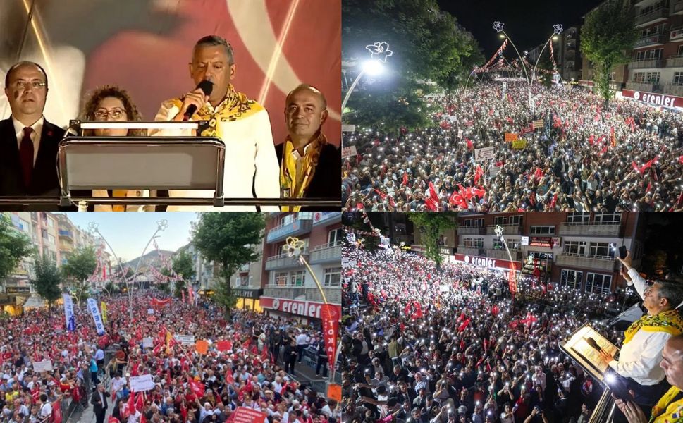 CHP Genel Başkanı Özgür Özel, Tokat’ta Miting Düzenledi