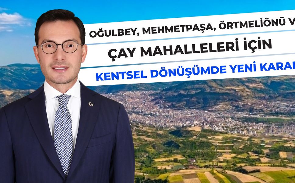 Tokat’ta 4 mahalle Kentsel Dönüşüm alanı ilan edildi