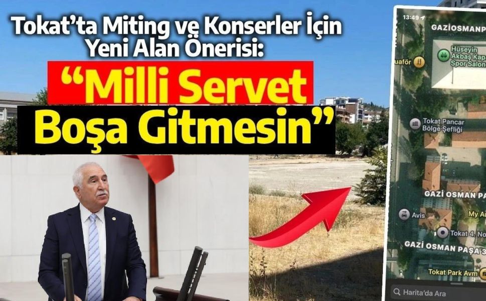 CHP'li Durmaz'dan Tokat'ta Miting ve Konserler İçin Çözüm Önerisi