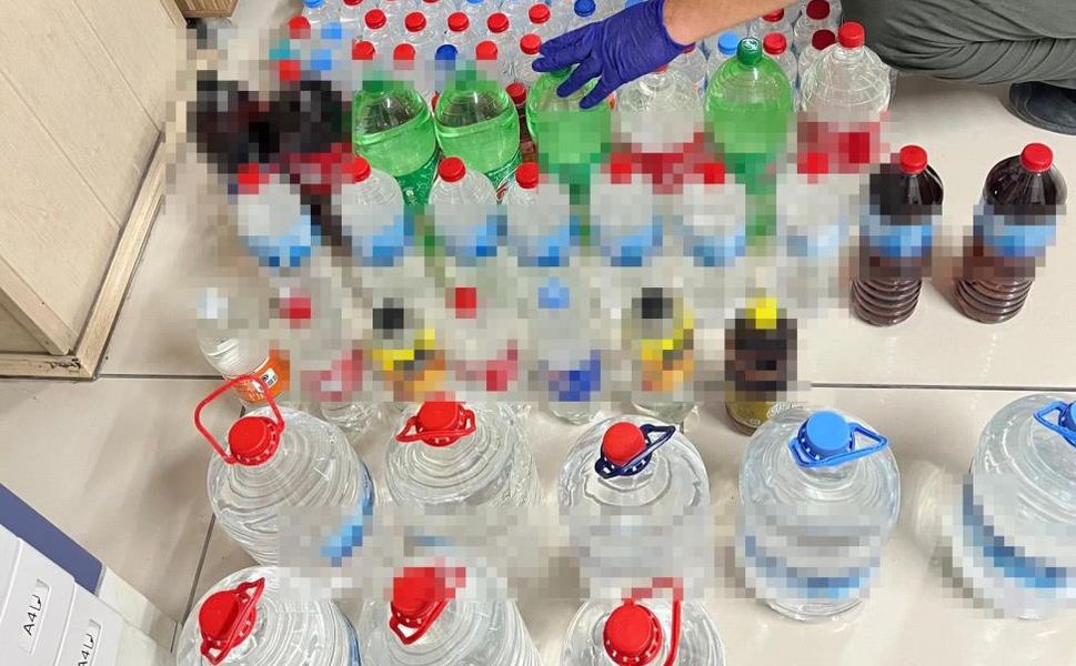 Niksar'da sahte içki operasyonu, 2 gözaltı