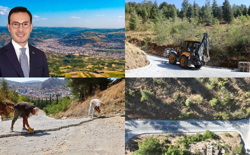 Tokat Ali Mezarlığı’nda Yeni Yol ve Otopark Hizmete Girdi