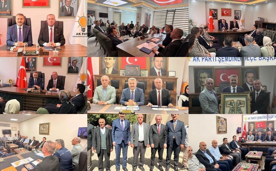 EYÜP EROĞLU, YÜKSEKOVA VE ŞEMDİNLİ’Yİ ZİYARET ETTİ