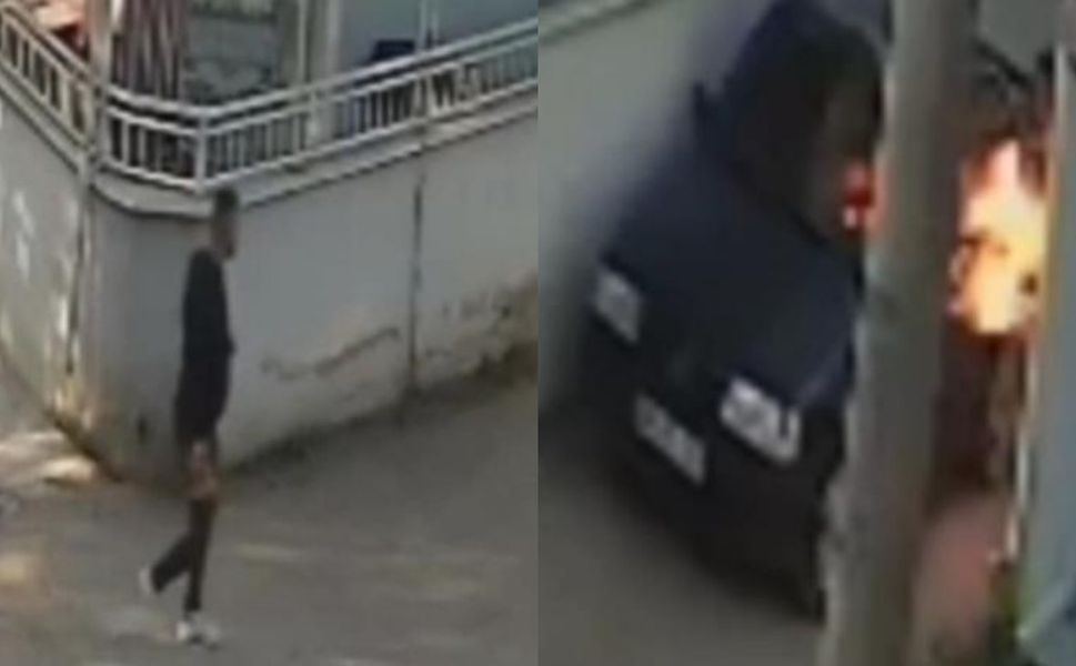 Erbaa’da otomobil kundaklayan şüpheli gözaltına alındı