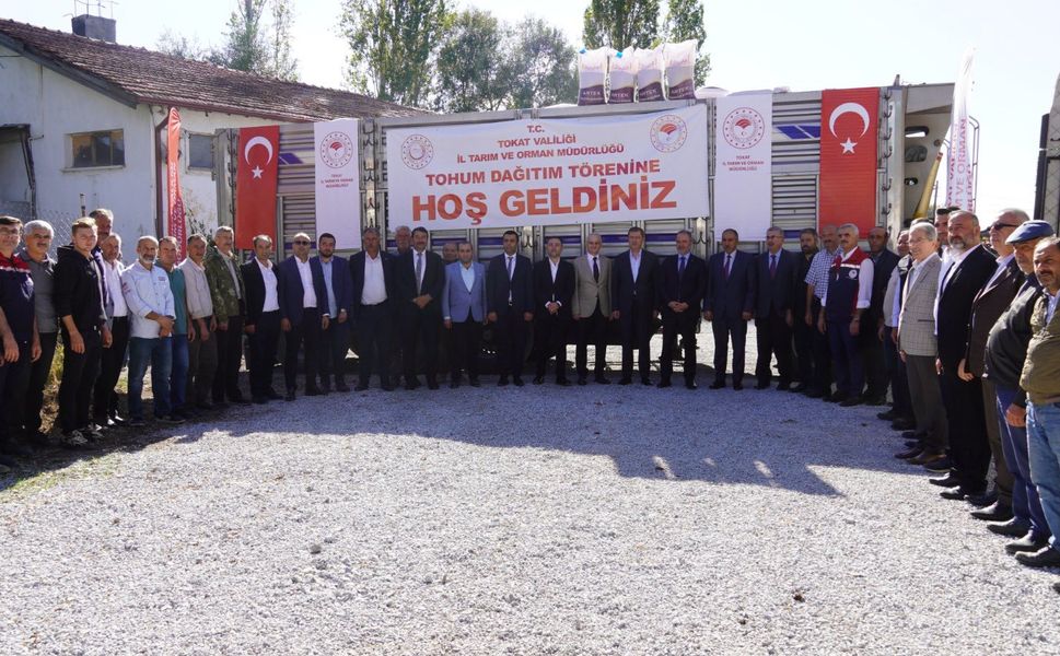 Tokat'ta Dolu Afetinden Etkilenen Çiftçilere Sertifikalı Tohum Desteği