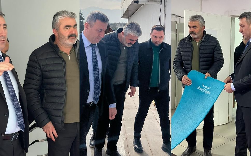 Bozdemir Spor Tesislerinde İncelemelerde Bulundu