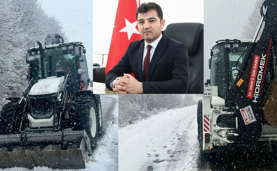 "Tokat’ta Karla Mücadele Başladı: İl Özel İdaresi Ekipleri Sahada"